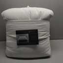 Modavari Home Fashions 3 Piece King Comforter Set, White