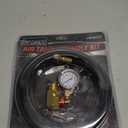 Hromee Air Tank Repair Kit w/Safety Valve, Pressure Gauge and 4 Feet Air Tank Hose Assembly kit for Portable Carry Tank