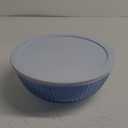 Pyrex Colors Tinted Large Glass Mixing Bowls With Lids, Nesting Space Saving Set of Bowls For Prepping and Baking, 4.5QT