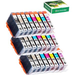 NEXTPAGE CLI42 Ink Cartridges Replacement for Canon CLI 42 CLI-42 Ink Cartridges for Pixma Pro100 Printer(3 Black, 3 Cyan, 3 Grey, 3 Light Grey, 3 Magenta, 3 Yellow, 3 Photo Cyan, 3 Photo Magenta)