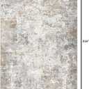 12x18 Area Rug Living Room Rugs Extra Large Brown Grey Carpet