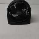 Amazon Basics Air Circulator Fan, Desk Fan for Bedroom, Home and Office, With 90-Degree Tilt Head, 3 Speed Settings, Lightweight (3 LBS), 35 Watts, Black, 11.1"W x 6.3"D x 10.9"H