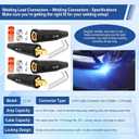 LC-40 Welding Leads,Welding Lead Connectors,Welding Cable Connectors,Male & Female Welding Connectors for Welding Machine Accessories,1/0 and 2/0 Welding Cable Size Capacity,Rated up to 350 Amps-2PACK