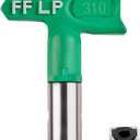 310 Fine Finish Low-Pressure Airless Spray Tip, Pattern Size 6 in to 8 in, Thread Size 7/8 in for Airless Paint Spray Guns Green (Green)