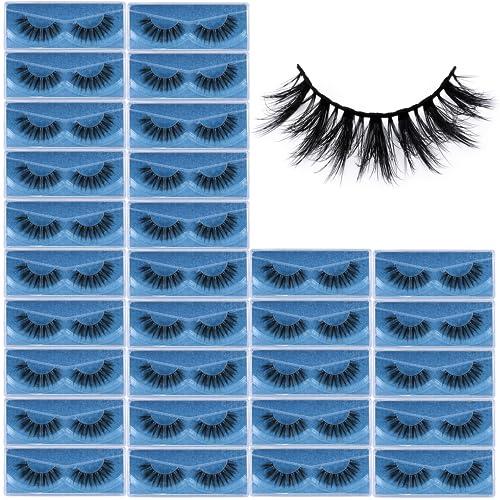 APCYUST Lashes Mink Bulk Wholesale Lashes 5D Fluffy Eyelashes (Doll Eye 30 Pairs)