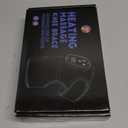 Cordless Heated Knee Massager with Vibration, FSA Eligible HSA, Heated Knee Brace Wrap Heating Shoulder Brace Support Wrap for Knee Elbow, Heating Pad with 6 Heating Levels, 3 Massage Modes&Timer (Black)