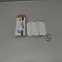 Goldenwarm Pack of 3 White Heavy Duty Iron Door Hinges, 4 Inch x 4 Inch Interior and Exterior White Door Hinges with 5/8" Radius Corners