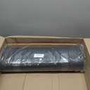 Ecomills Red Border Coco Coir Doormat, 24" x 48", Non-Slip Backing Front Door Mat for Outdoor Indoor Entrance