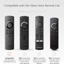 8 x Made for Amazon Remote Cover Case, for Alexa Voice Remote Lite | Black