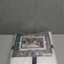 LOVQUE 100% Washed Cotton Duvet Cover Twin Size, Linen-Like Textured White Fade-Resistant Natural Bedding Set (No Comforter), 68x90 Inches