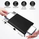 Fuxury 4x8 Bubble Mailer 260 Pack Black Padded Envelopes for Mailing Small Bubble Mailers Usable Size 4x7" Bubble Envelopes Self-SealPadded Mailers for Small Business Shipping Bulk#000