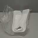 Tub Splash Guard for Kids,Bathtub Water Guard Play Shelf for Bathing, Toy Tray Caddy Holder for Tub, Silicone Splash Guard for Bathtub Prevent Water Spills in Bathroom (2.6FT, White)