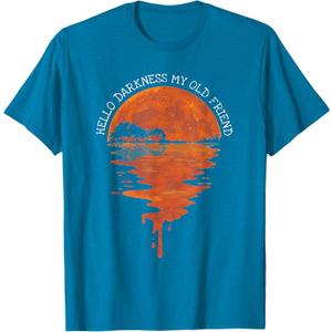 Hello Darkness My Old Friend Hippie T-Shirt, S