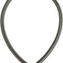 SHOOSHINE 40" Compressor Jumper Hose 3/8" NPT, Air Compressor Hose of Flexible Stainless Steel Body With 3/8" NPT Male/JIC-6 Female Fittings Both Ends Rotate Freely 750F 450 PSI 100cm