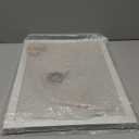 DOLLAR BOSS Bulletin Boards with Linen 1-Pack 16''X 12'' Double-Sided Cork Board for Walls Wood Framed Bulletin Boards, Small Pin Board for Home Kitchen Office Decorative Hanging 10 Pushpins (White)