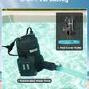 SEESII 1/3HP Pool Cover Pump - Automatic On/Off, 3035GPH Submersible Water Pump with Filter Net, 25ft Power Cord, Check Valve, Sump Pump for Swimming Pool, Hot Tubs, Pond, Basement, Rooftops