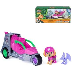 PAW Patrol: The Dino Movie, Skye Dino Rescue Jet & Action Figure Set | Action Rescue Vehicle, Folding Wings, Deployable Claw, Rolling Wheels, Dinosaur Toy, Kids Toys for Boys & Girls Ages 3 and Up