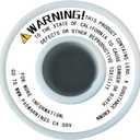60/40 Solder for Stained Glass, Dia 2.0MM(0.08in), No Flux Solid Tin Lead Solder(0.2LB)