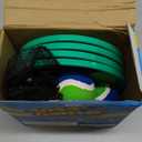 Outdoor Toys for Kids Ages 4-8, Outside Game for 3 4 5 6 7 8-12 Year Old Boys Girls, Catch Ball Toss Game for Pool, Beach, Yard- Toddlers Birthday Gifts Easter Basket Stuffers(4Pcs Green Paddles)