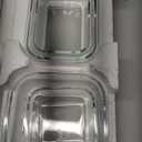 HOMBERKING 24pc Borosilicate Glass Food Storage Containers with Snap Locking Lids, Glass Meal Prep Containers, Airtight Lunch Boxes, Oven, Freezer and Dishwasher Safe, BPA Free, Kitchen Storage Set (Grey)