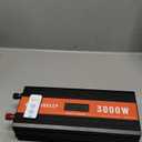 3000 Watt Power Inverter 12V to 110V, Modified Sine Wave DC to AC Car/Outdoor Converter, Dual 110V AC Outlets, 3 USB Port, LED Display for Solar, Camping, RV, Truck, Boat, Laptop and Emergencies