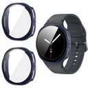 Kimiyaki 2 Pack for Samsung Galaxy Watch 8 40mm Screen Protector Case