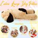 HyDren 55 Inch Giant Puppy Dog Stuffed Animal Large Soft Plush Pillow Huge Toy for Girls Boys Adults Birthday Holiday Presents