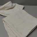 decorUhome Chenille Cream White Throw Pillow Covers 18x18 Inch Set of 2, Decorative Soft Couch Pillow Covers Solid Dyed Accent Farmhouse Neutral Square Pillow Cases for Sofa