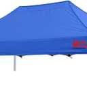 MASTERCANOPY Replacement Pop Up Canopy Top (10x15, Blue)