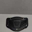 ARGOMAX Football Back Plate - Lightweight Adjustable Spine Guard for Youth & Adult Players, High-Impact Back Protector with Breathable Design, Fits All Shoulder Pads (Sizes 12 to Adult), Black