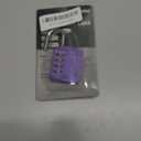 Puroma Combination Lock 4 Digit Waterproof Locker Locks Secure Outdoor Padlock for Gym Lockers, Toolboxes, Gates, Fences, Storage, Sports Locker, Cabinets (Purple)