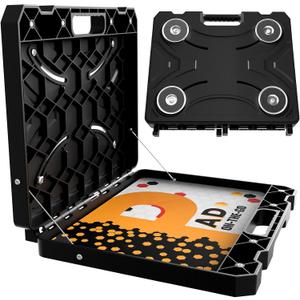 Portable Magnetic Workstation Case, Heavy-Duty Laptop Stand & Tool Organizer, Hands-Free Magnetic Laptop Holder, Holds up to 50 lbs, for Electricians, HVAC, Maintenance & Field Work