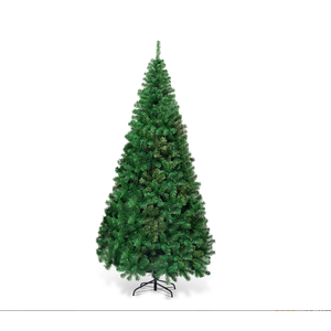 7ft Artificial PVC Christmas Tree W/Stand Holiday Season Indoor & Outdoor, Green