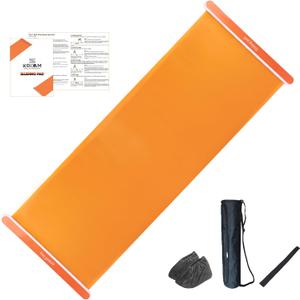 Slide Board Workout Equipment with A Pair of Booties and Sliding Bumpers for Pros and Beginners