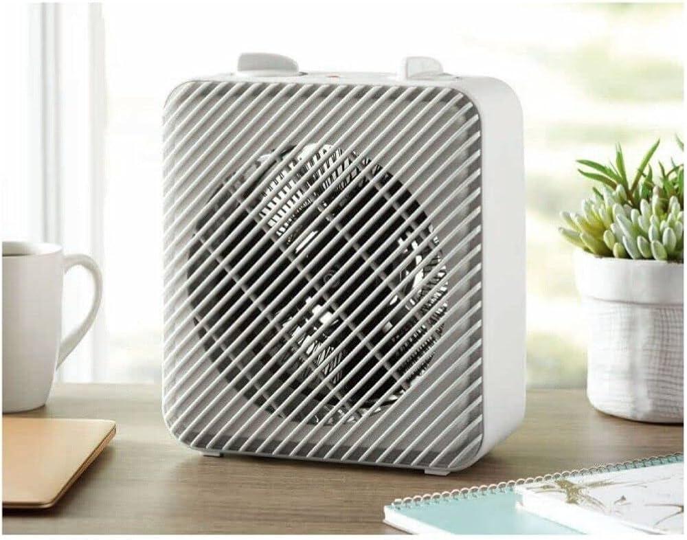 Pelonis Personal Mini Fan Forced Heater 3 Heat Settings-adjustable Thermostat