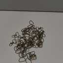 Hotop 56 Pieces D rings for purse bag hardware purse hardware for bag making buckles craft (Bronze,30 mm)