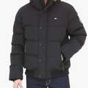 Tommy Hilfiger Men's Arctic Cloth Quilted Snorkel Bomber Jacket (Standard and Big & Tall), XL