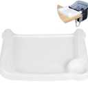 Fast Dining Tray, Indispensable Accessory for Hook on High Chair- Make Meal Easy for Child, Removable Dining Tray - Easy to Carry and Install, Non Slip/Space Saver/Reusable, White