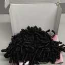 Short Afro Dreadlock Wig Twist Braids Wigs For Black Women Pixie Cut Afro Twists Dreadlocks Crochet Hair For Black Women (Natural Black)