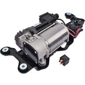 Air Suspension Compressor Pump with Bracket 37206875177 Replacement for BMW X5 F15 F85 2013-2018 X6 F16 F86 2014-2019 37206868998 37206850555 AKWH