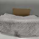 Sunheir Orthopedic Dog Bed for Large Dogs - Big Waterproof Dog Crate Bed with Removable Washable Cover, Egg Crate Foam Support, Anti-Slip Bottom, Deluxe Plush Pet Bed Mat (Grey)