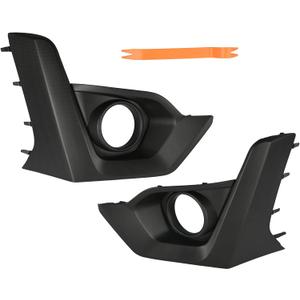 57731FL860 57731FL870 Pair Front Bumper Fog Light Lamp Trim Bezel Cover Compatible with Subaru Crosstrek 2021 2022 2023 Left & Right Fog Lights Frame Grille Cover Housing