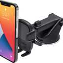 iOttie Easy One Touch Signature Dashboard & Windshield Universal Car Mount Phone Holder Desk Stand with Suction Cup Base and Telescopic Arm for iPhone, Samsung, Google, More Smartphones