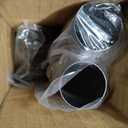 Tension Rod 51-145Inch, Extra Long Curtain Rod No Drilling for Window or Bathroom, Outdoor Curtain Rods for Patio, Easy to Install, Never Rust, Rod Diameter 1.26 Inches-Black