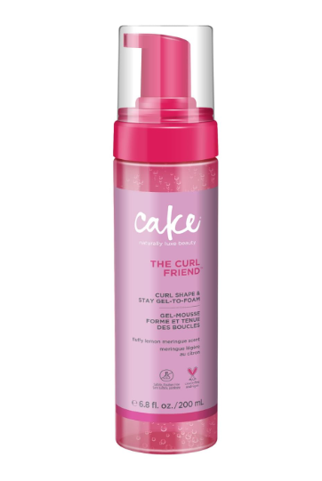 Cake Beauty GeltoFoam Curl Styler, The Curl Friend – High Hold & Definition  Frizz Protection Infused with Coconut Oil & Shea Butter  For Curly Hair 6.8 fl oz./ 200 mL