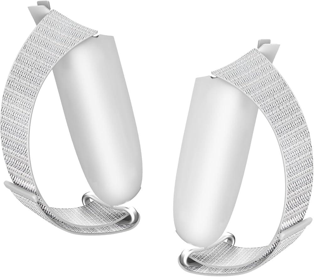 Maecker vr Anti-slip Controller Straps with Adjustable Knuckle Straps Compatible with Meta Quest 3S for Quest 3 Controller Grips Cover for Quest 3S/3 Accessories