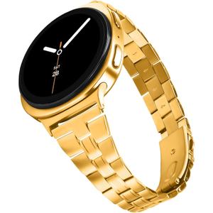 Stainless Steel Bands Compatible with Samsung Galaxy Watch 8 40mm/44mm Classic 46mm Women Slim Metal Replacement Wristbands