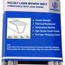 1/2 x 146'' Lawn Mower Belt M154621 Kevlar Lawn Mower Belt for John Deere X300 X304 X310 Z245 with 48 inch Mower Deck (M154621)