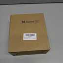 Moucuny 2 Pcs Easter Bunny Figurine Decor, Standing Spring Resin White Rabbit Couple Statue Tabletop Ornament, Festival Present for Garden Home Table Office Dining Room Mantle Party Supplies