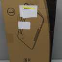 Lap Desk, Lap Desk with Cushion, Fits up to 17 inch Laptop, Pillow Designed, Portable Laptop Stand with Tray, Pad & Phone Holder, Home Office for Bed/Couch/Car/Reading/Writing,MillHome (Black) (Large)